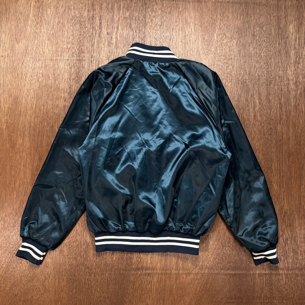 Vintage Auburn Sportswear New York Yankees Varsity Jacket Navy Blue Small USA - Picture 10 of 10